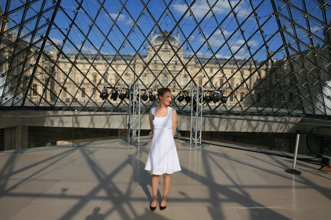 Soire  la pyramide du Louvres